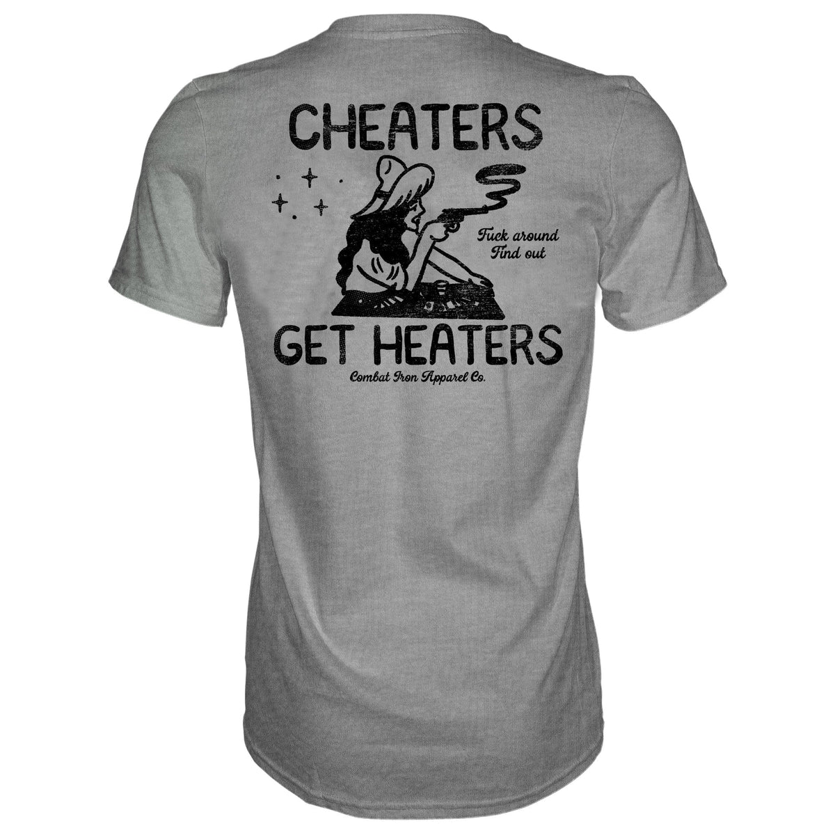 Cheaters Get Heaters Cowboy Edition Men's - Adult & Kids T-Shirts, Sweatshirts & Hoodies apparel design preview 10
