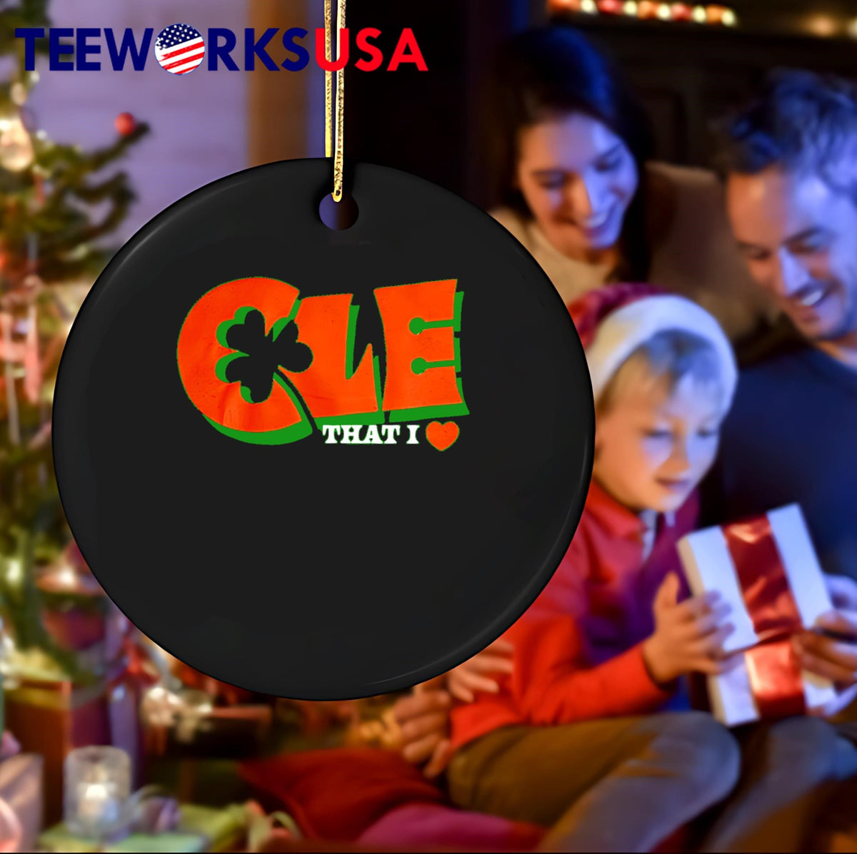 Cle That I Love Shamrock - Adult & Kids T-Shirts, Sweatshirts & Hoodies apparel design preview 4