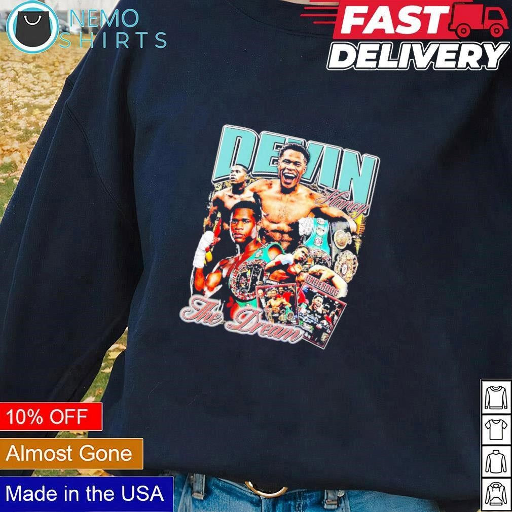 The dream Devin Haney vintage graphic - Adult & Kids T-Shirts, Sweatshirts & Hoodies apparel design preview 1