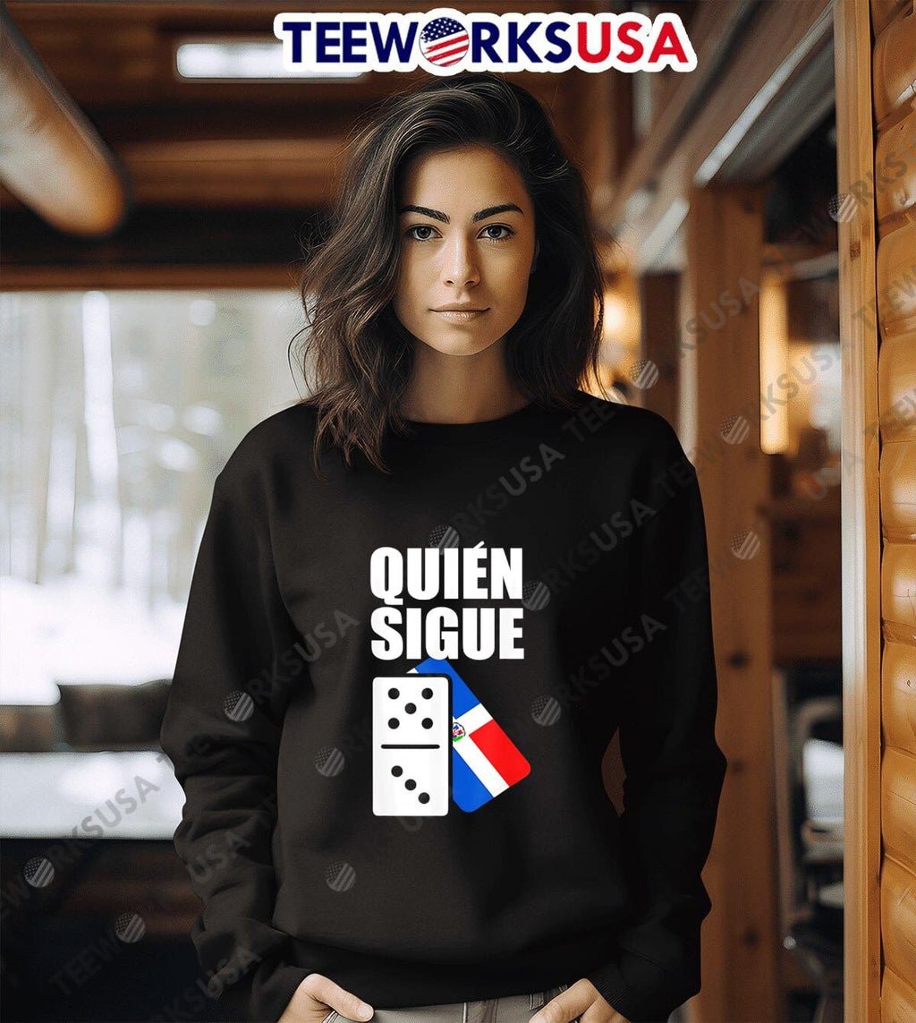 Quien Sigue Camiseta Dominicana - Adult & Kids T-Shirts, Sweatshirts & Hoodies apparel design preview 6