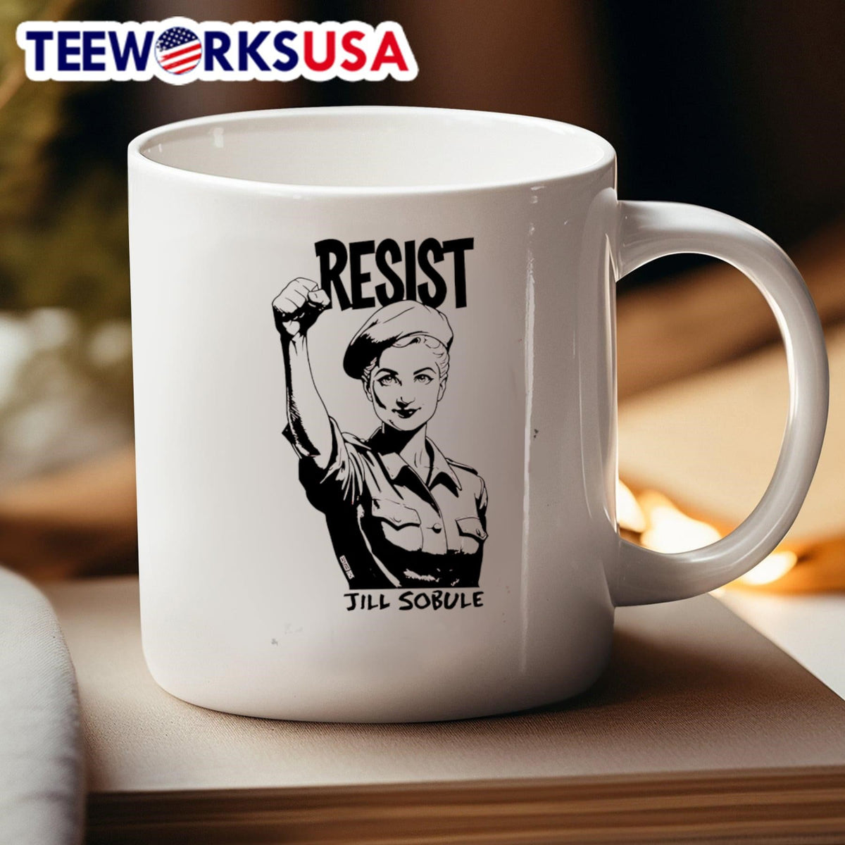 Resist Jill Sobule - Adult & Kids T-Shirts, Sweatshirts & Hoodies apparel design preview 4