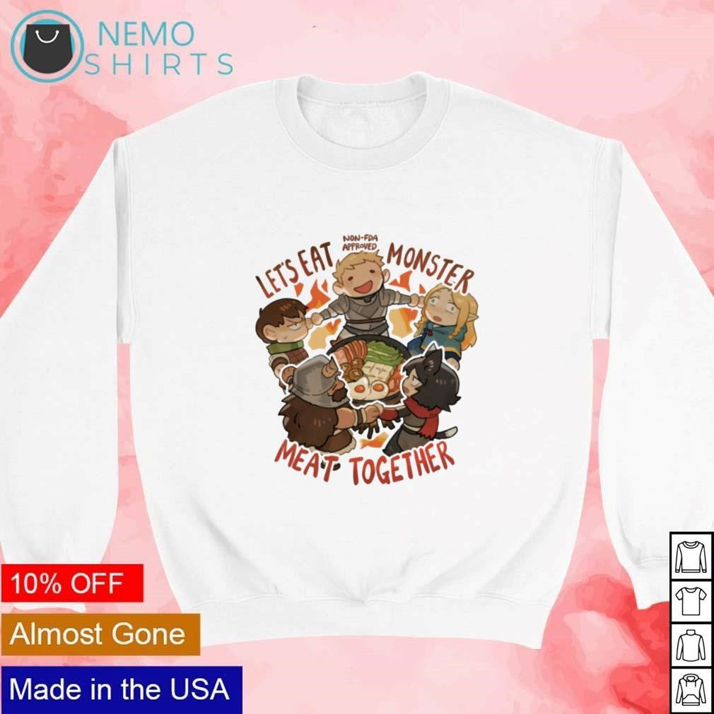 Let's eat monster meat together - Adult & Kids T-Shirts, Sweatshirts & Hoodies apparel design preview 4