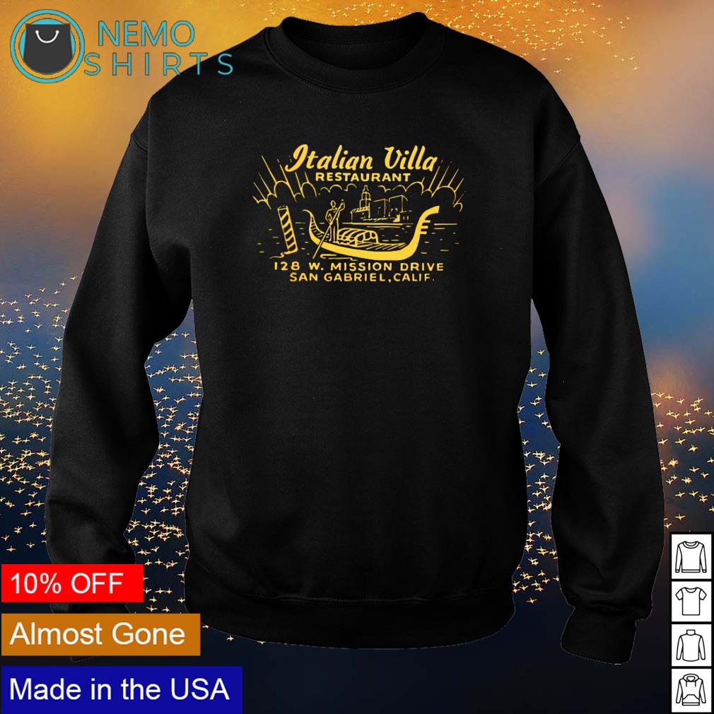 Italian Villa restaurant - Adult & Kids T-Shirts, Sweatshirts & Hoodies apparel design preview 4