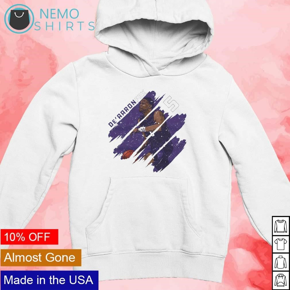 De'Aaron Fox Sacramento Kings stripes - Adult & Kids T-Shirts, Sweatshirts & Hoodies apparel design preview 2