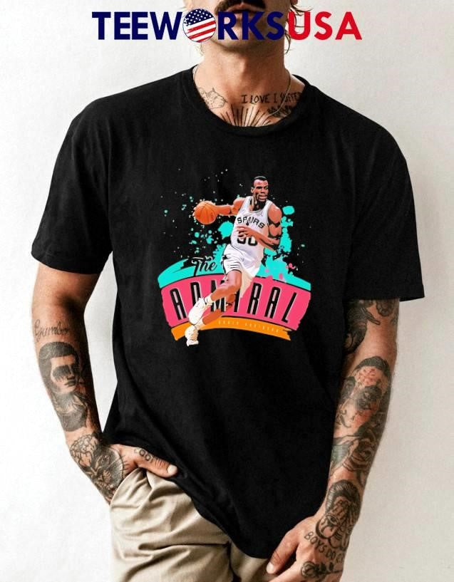 David Robinson Caricature - Adult & Kids T-Shirts, Sweatshirts & Hoodies apparel design preview 1
