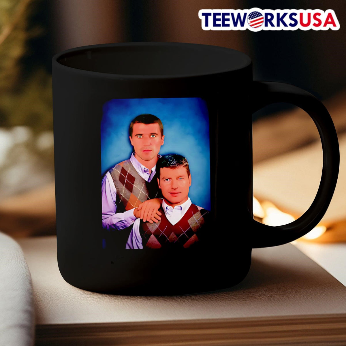 Stepbrothers Roy Keane and Denis Irwin - Adult & Kids T-Shirts, Sweatshirts & Hoodies apparel design preview 3