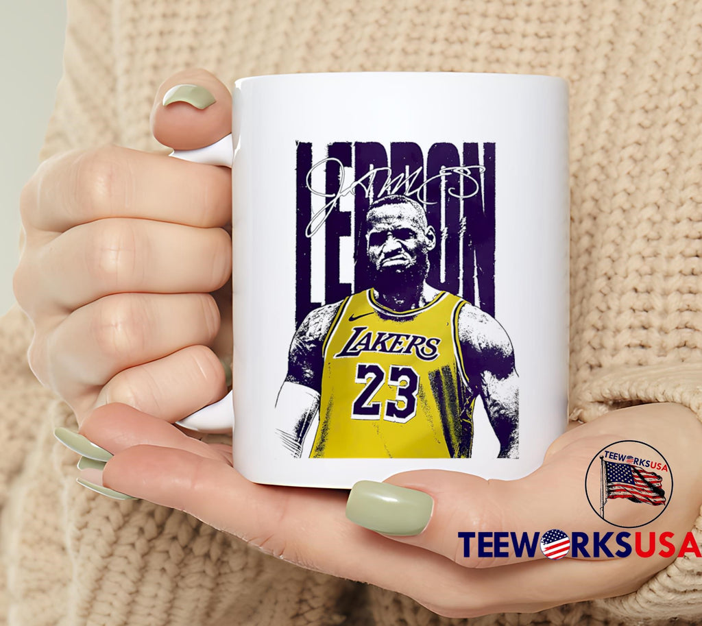 Lebron James Basketball player Poster vintage - Adult & Kids T-Shirts, Sweatshirts & Hoodies apparel design preview 6