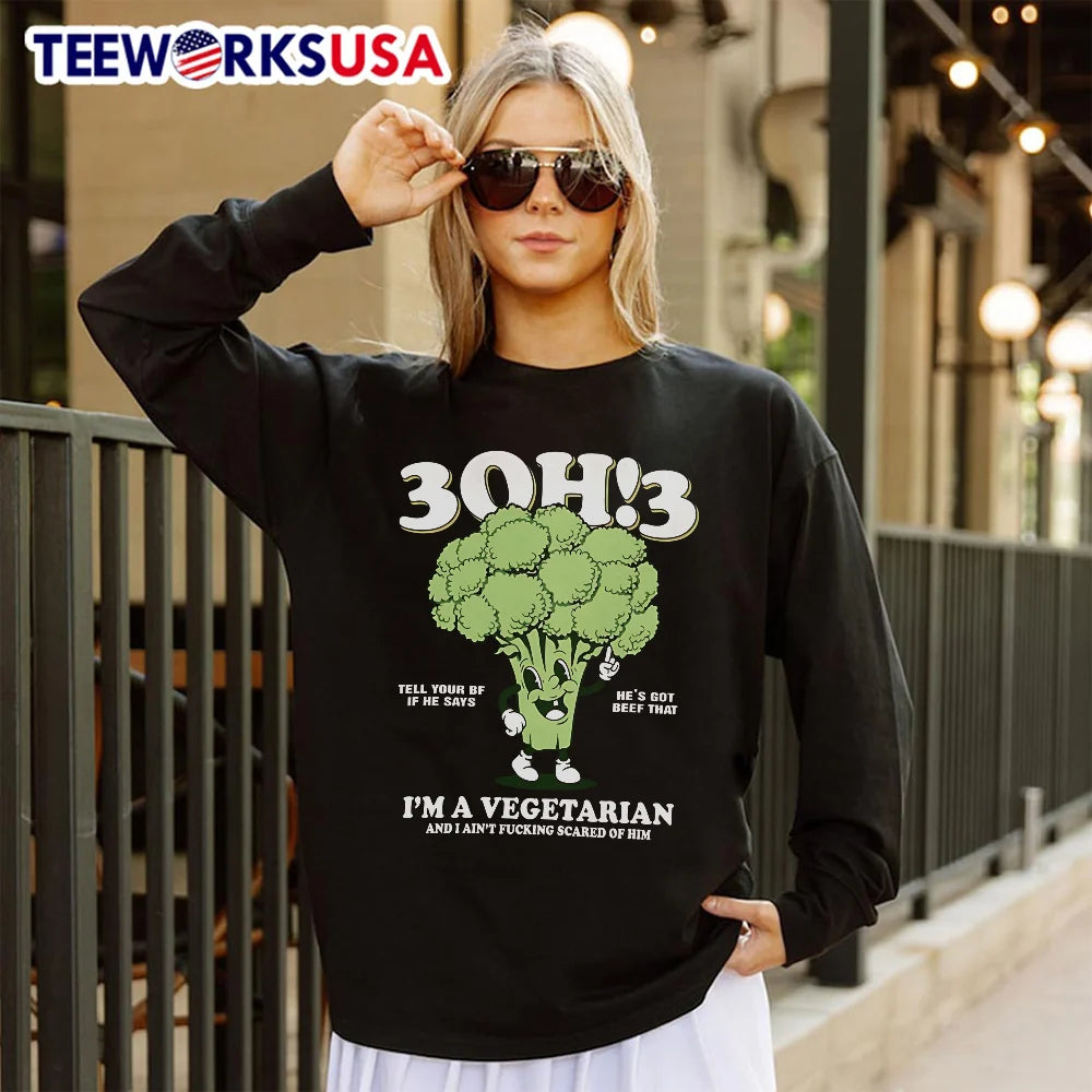 3Oh3 I'm A Vegetarian - Adult & Kids T-Shirts, Sweatshirts & Hoodies apparel design preview 4