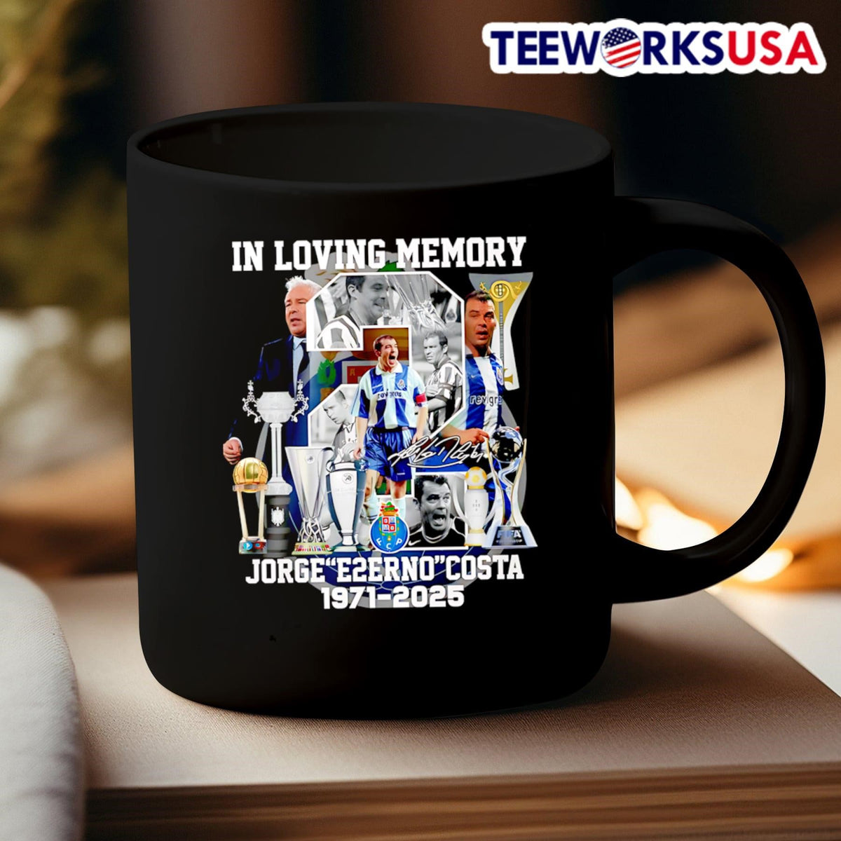 In loving memory Jorge E2erno Costa 1971 2025 - Adult & Kids T-Shirts, Sweatshirts & Hoodies apparel design preview 3