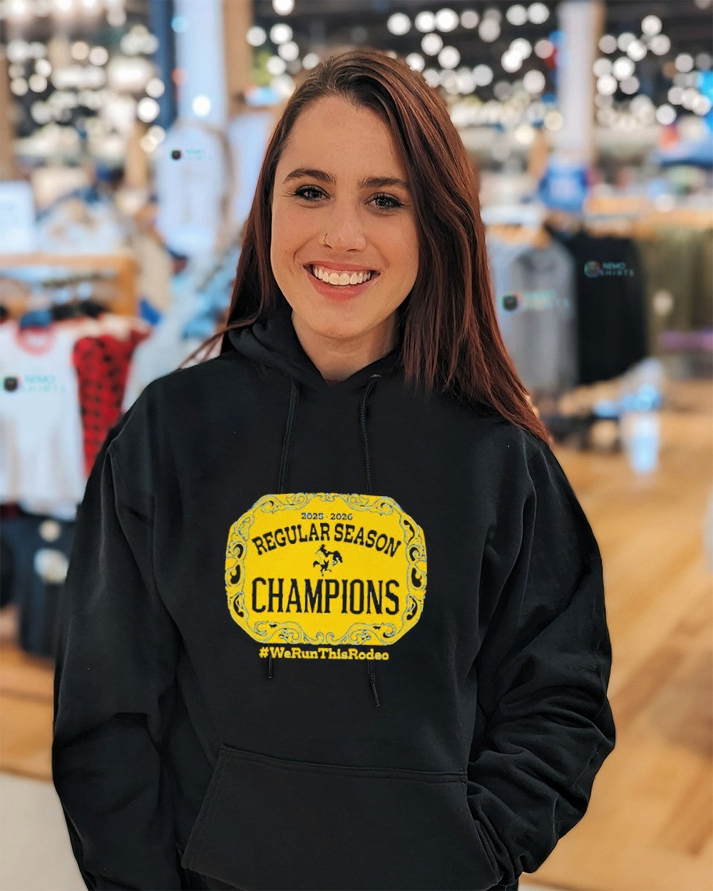McNeese Cowgirls women's basketball 2025 2026 Regular - Adult & Kids T-Shirts, Sweatshirts & Hoodies apparel design preview 3