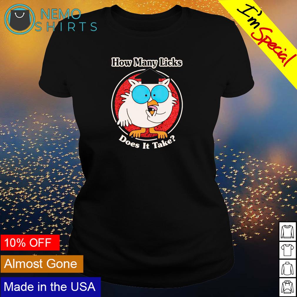 Owl how many licks does it take - Adult & Kids T-Shirts, Sweatshirts & Hoodies apparel design preview 3