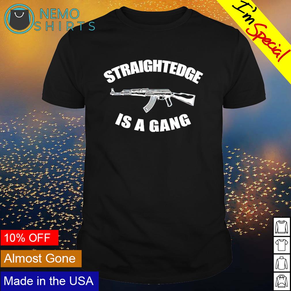 AR-15 straightedge is a gang - Adult & Kids T-Shirts, Sweatshirts & Hoodies apparel design preview 1