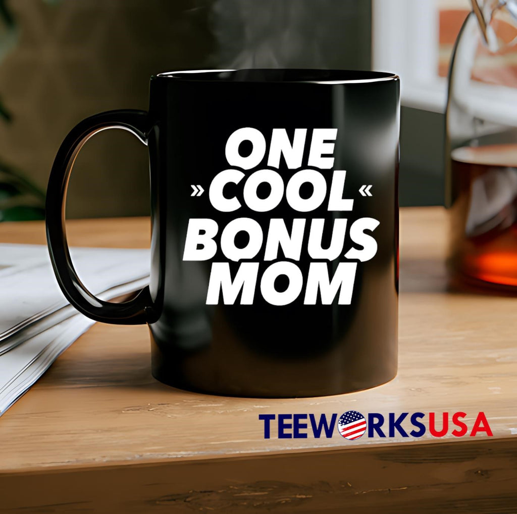 One cool bonus mom - Adult & Kids T-Shirts, Sweatshirts & Hoodies apparel design preview 2