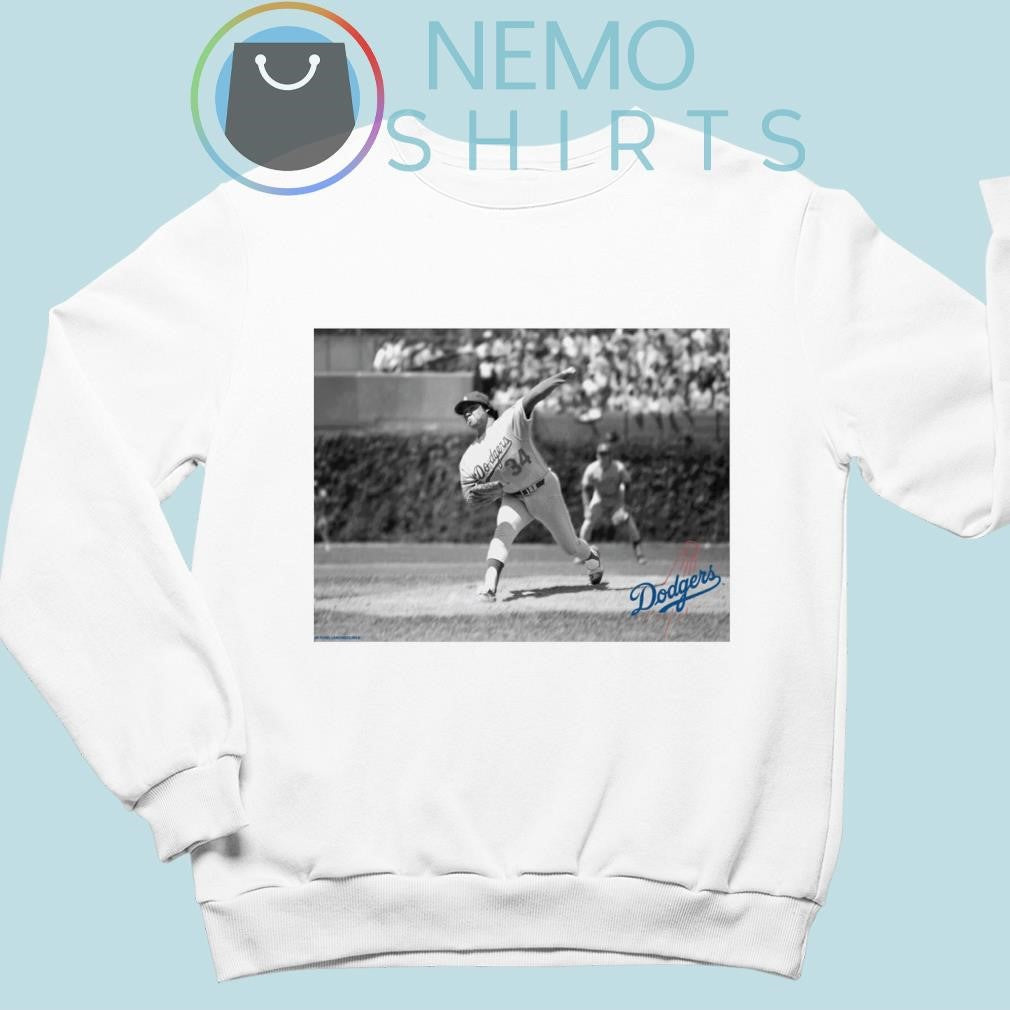 Fernando Valenzuela Los Angeles Dodgers black and - Adult & Kids T-Shirts, Sweatshirts & Hoodies apparel design preview 5