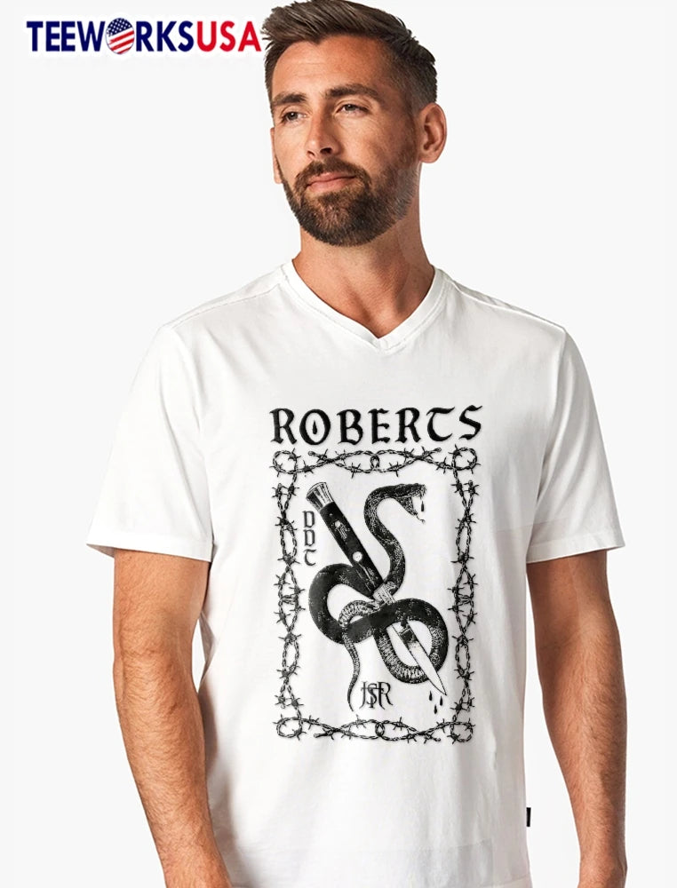 Roberts Ddt Jsr Coiled Snake Switchblade Barbed Wire - Adult & Kids T-Shirts, Sweatshirts & Hoodies apparel design preview 7