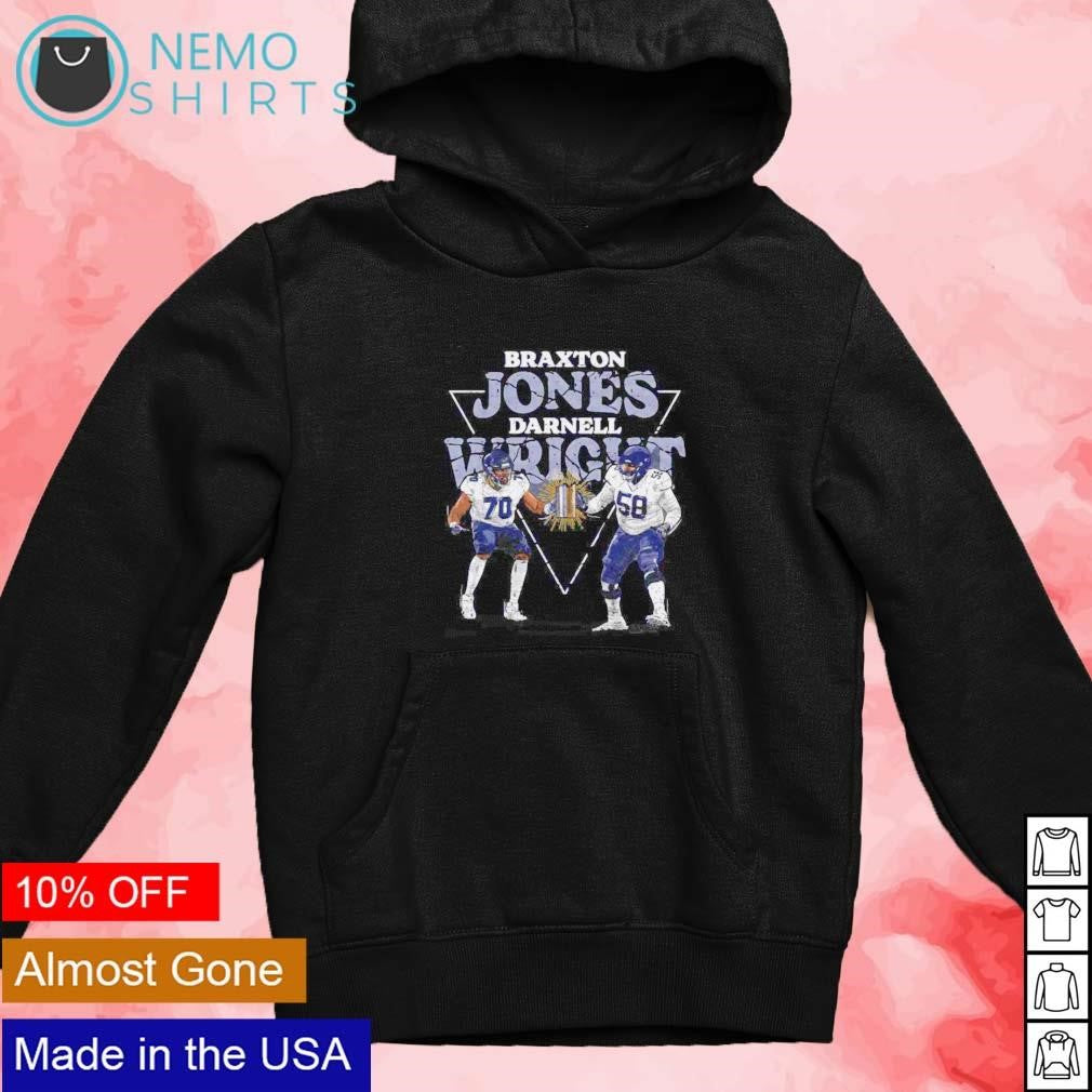 Braxton Jones and Darnell Wright Chicago bookends - Adult & Kids T-Shirts, Sweatshirts & Hoodies apparel design preview 2