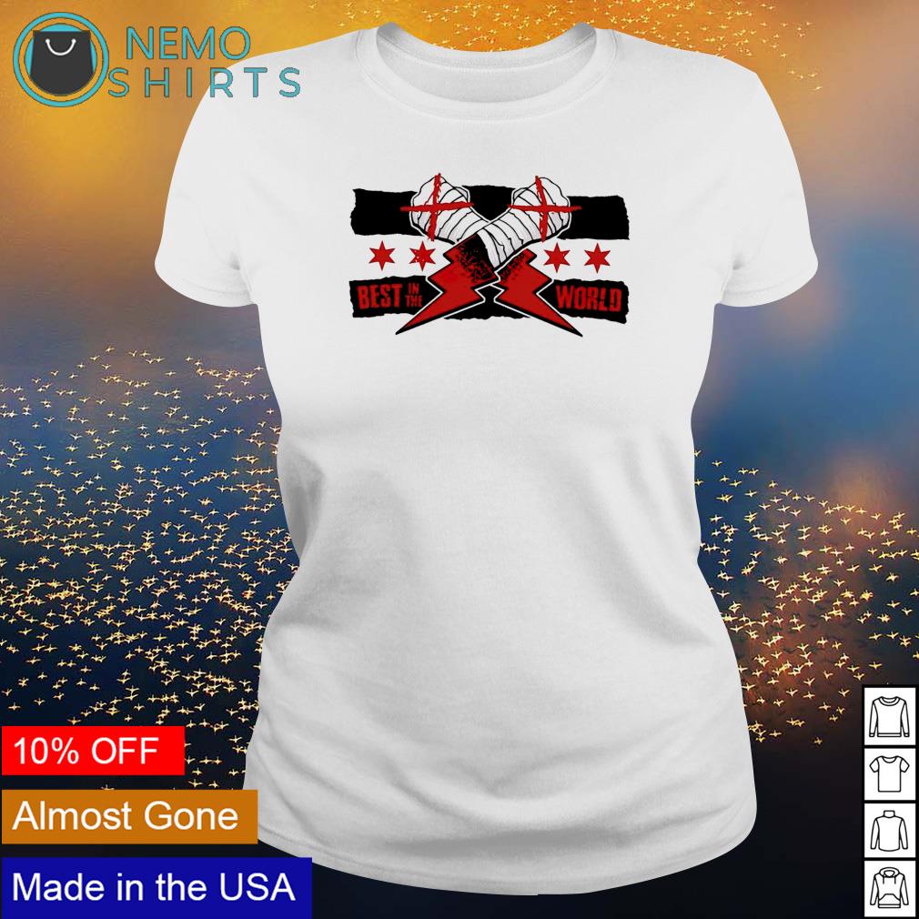 CM punk aew best world - Adult & Kids T-Shirts, Sweatshirts & Hoodies apparel design preview 3