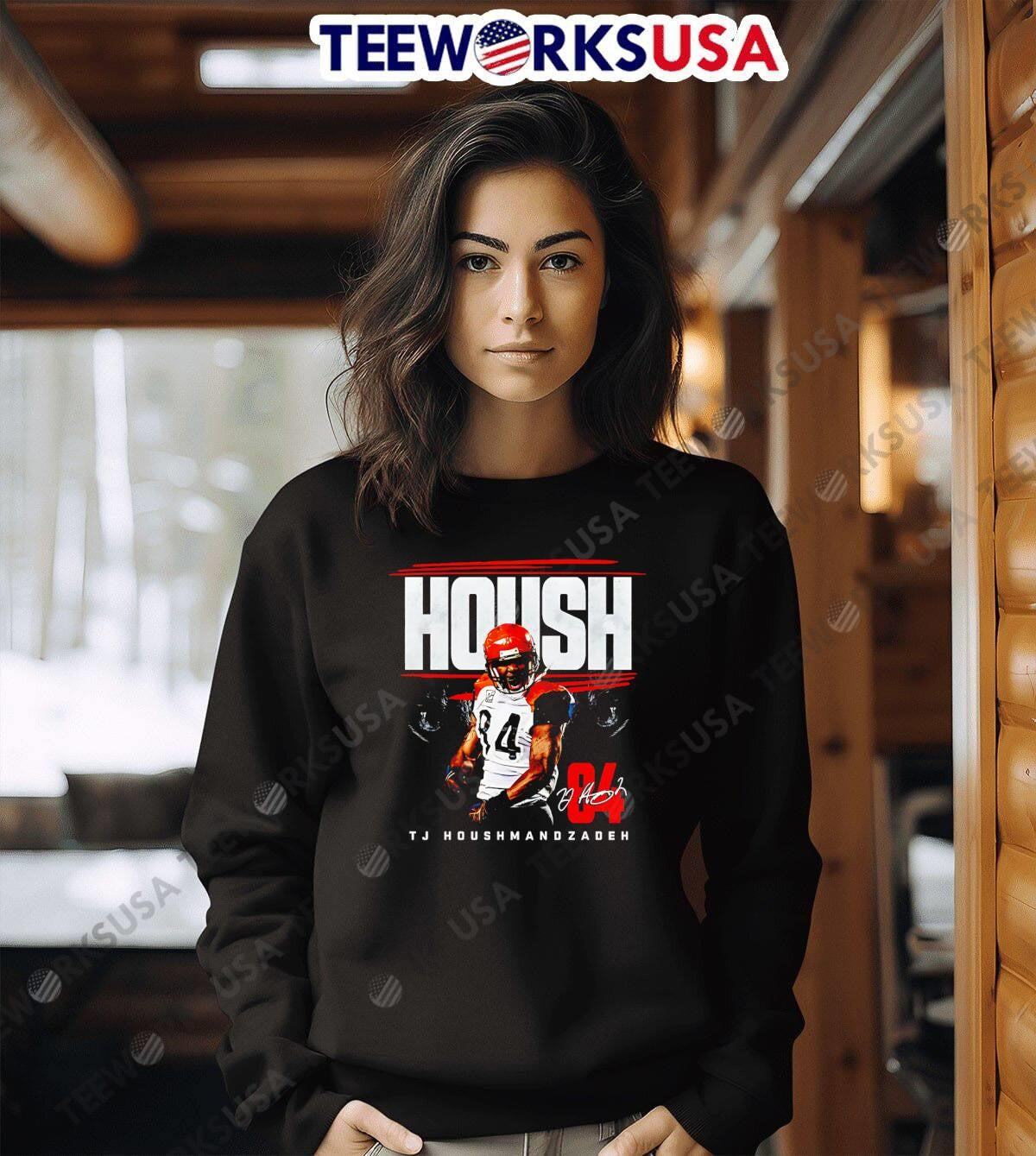 T J Houshmandzadeh Cincinnati Bengals Housh signature - Adult & Kids T-Shirts, Sweatshirts & Hoodies apparel design preview 6