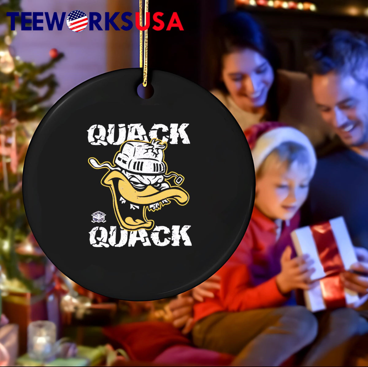 Cincinnati Mighty Ducks Quack vintage 2025 - Adult & Kids T-Shirts, Sweatshirts & Hoodies apparel design preview 4