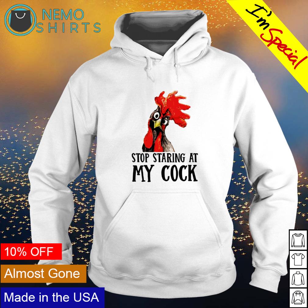 Chicken stop staring at my cook - Adult & Kids T-Shirts, Sweatshirts & Hoodies apparel design preview 2
