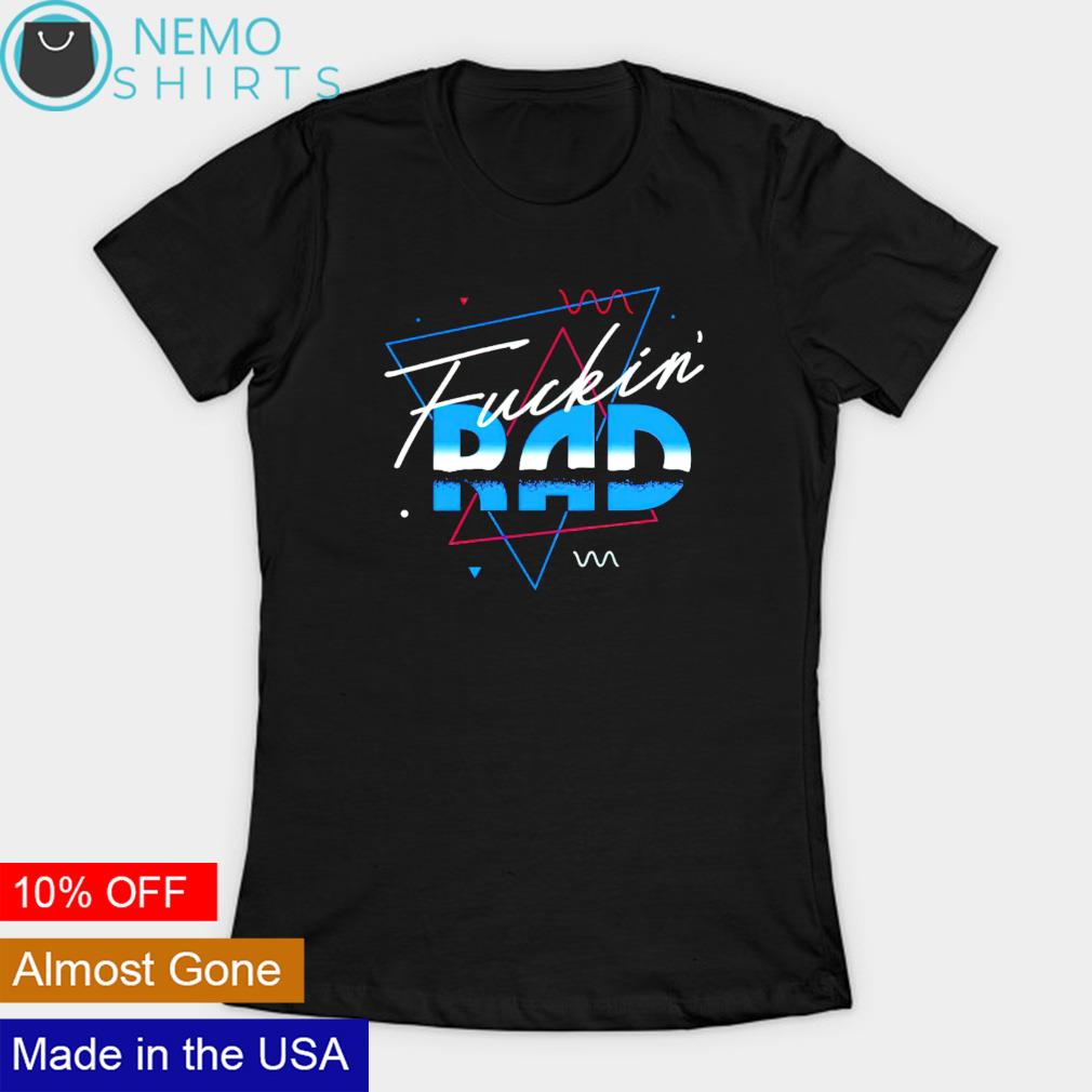 Fuckin' Rad 80s style - Adult & Kids T-Shirts, Sweatshirts & Hoodies apparel design preview 3