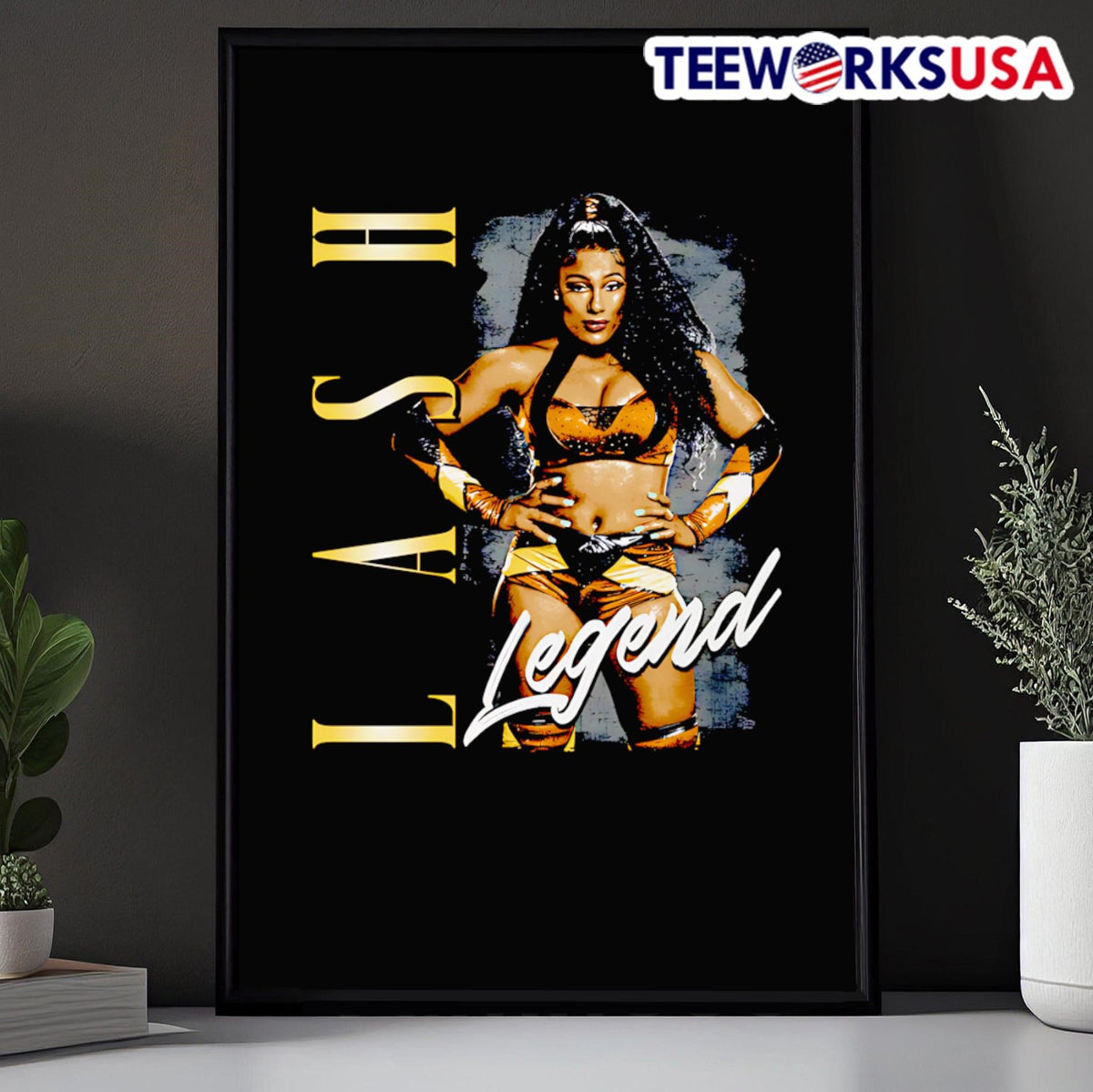 Lash Legend pose graphic - Adult & Kids T-Shirts, Sweatshirts & Hoodies apparel design preview 5