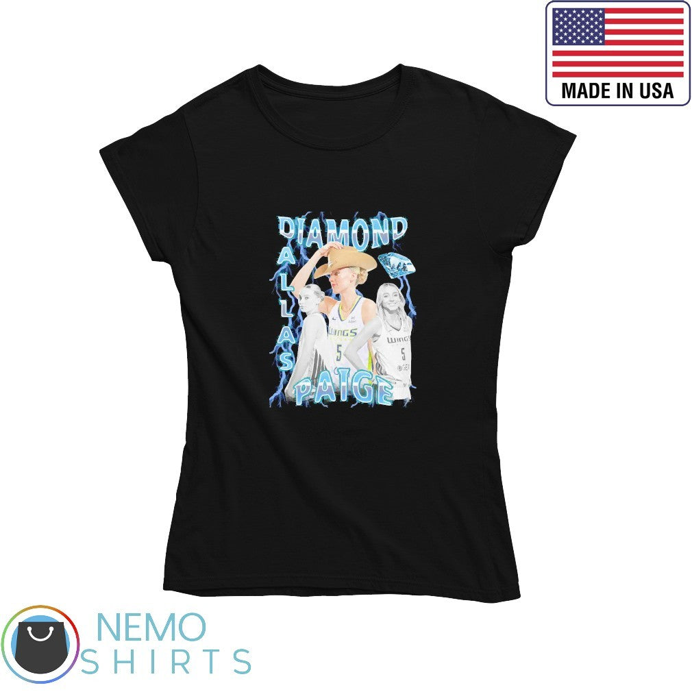 Diamond Dallas Paige Bueckers Wings - Adult & Kids T-Shirts, Sweatshirts & Hoodies apparel design preview 4