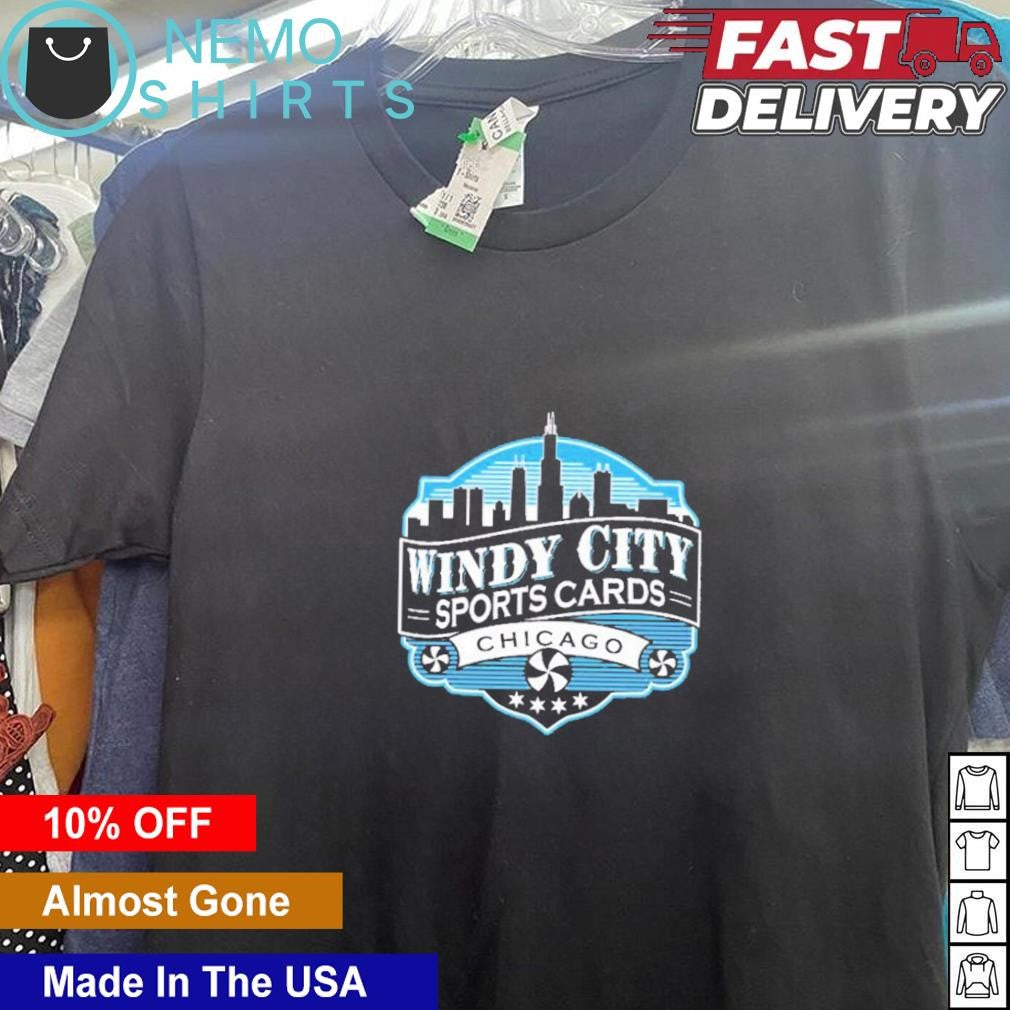 Windy city sports cards Chicago - Adult & Kids T-Shirts, Sweatshirts & Hoodies apparel design preview 5