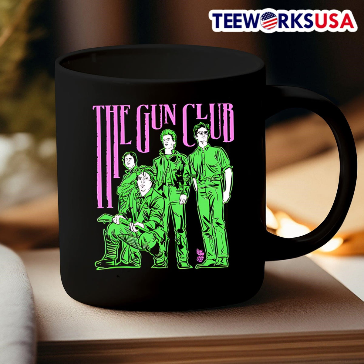 The Gun Club fire of love - Adult & Kids T-Shirts, Sweatshirts & Hoodies apparel design preview 3