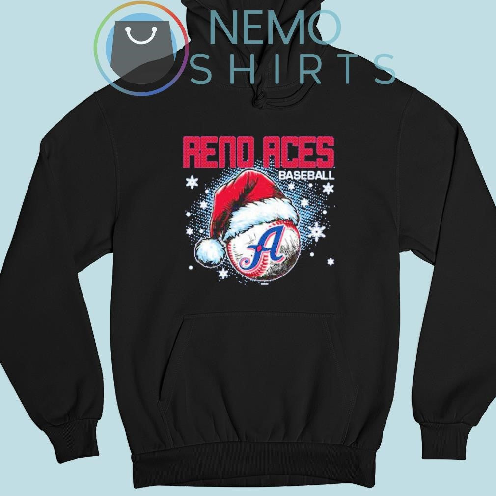 Reno Aces baseball with santa hat Christmas - Adult & Kids T-Shirts, Sweatshirts & Hoodies apparel design preview 2