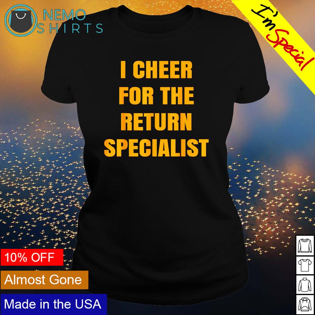 I cheer for the return specialist - Adult & Kids T-Shirts, Sweatshirts & Hoodies product image 3