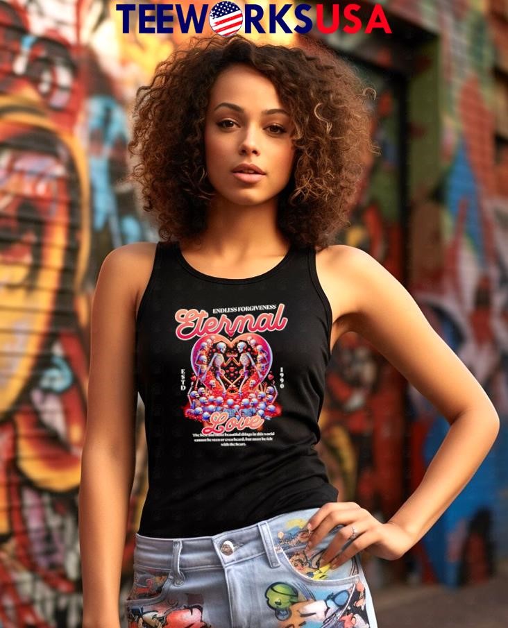 Endless Forgiveness Eternal Love heart skeleton - Adult & Kids T-Shirts, Sweatshirts & Hoodies apparel design preview 7