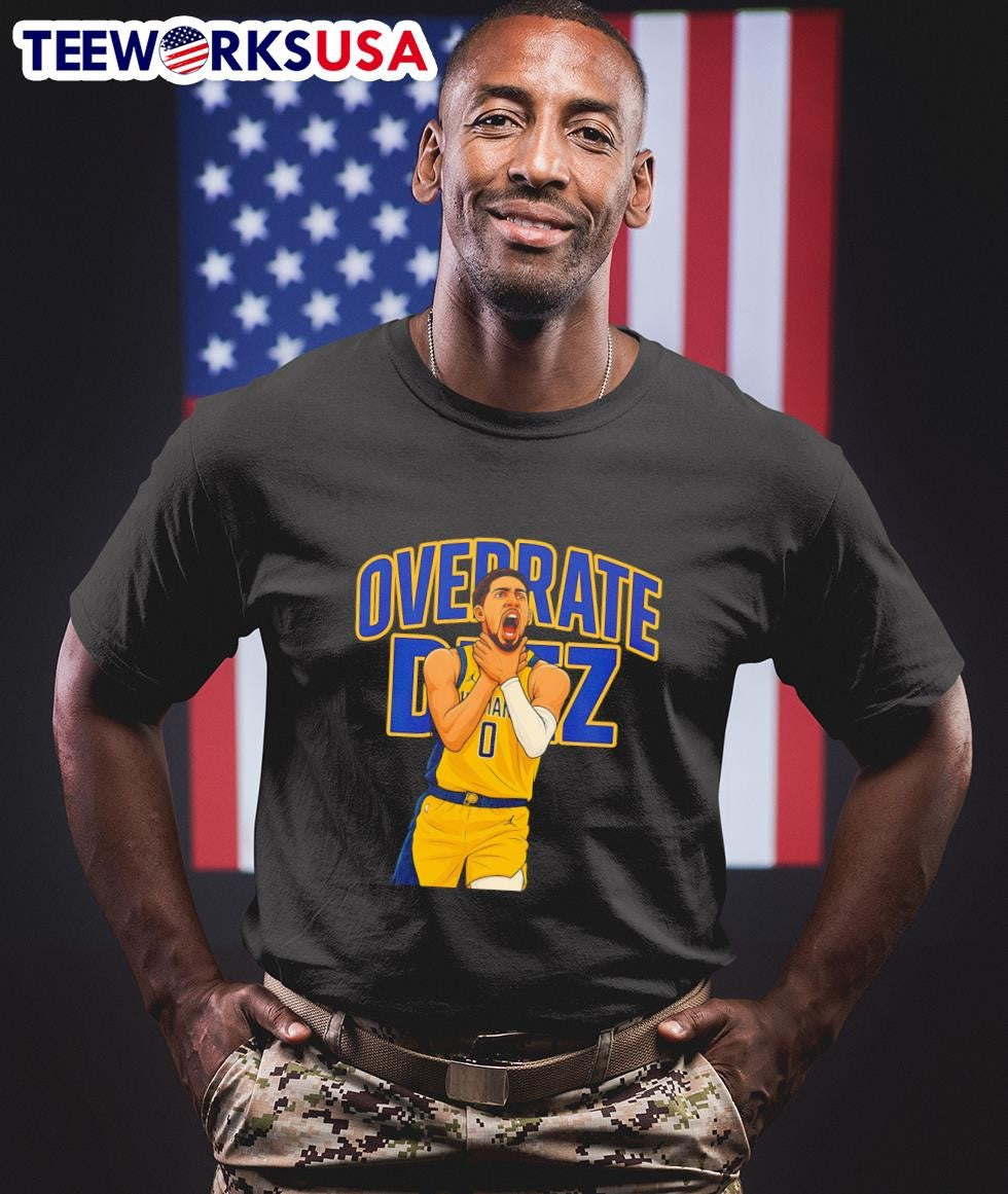 Haliburton Choke Overrate Deez - Adult & Kids T-Shirts, Sweatshirts & Hoodies apparel design preview 1