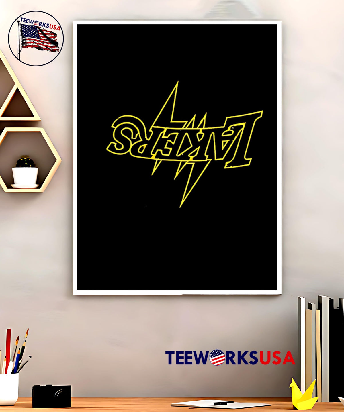 Los Angeles Lakers upside down - Adult & Kids T-Shirts, Sweatshirts & Hoodies apparel design preview 5