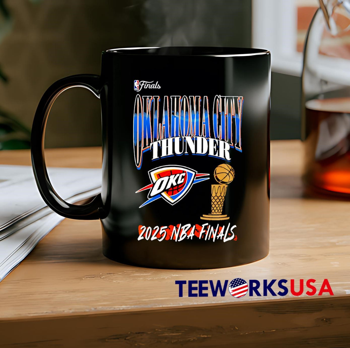 Western Conference Champions 2025 Oklahoma City - Adult & Kids T-Shirts, Sweatshirts & Hoodies apparel design preview 2