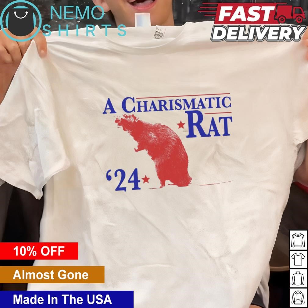 A charismatic rat 2024 - Adult & Kids T-Shirts, Sweatshirts & Hoodies apparel design preview 1