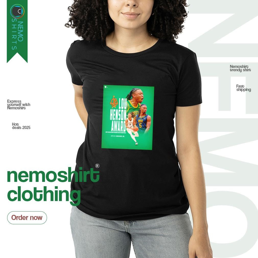 Lou henson award Brian Moore Jr Norfolk State - Adult & Kids T-Shirts, Sweatshirts & Hoodies apparel design preview 3