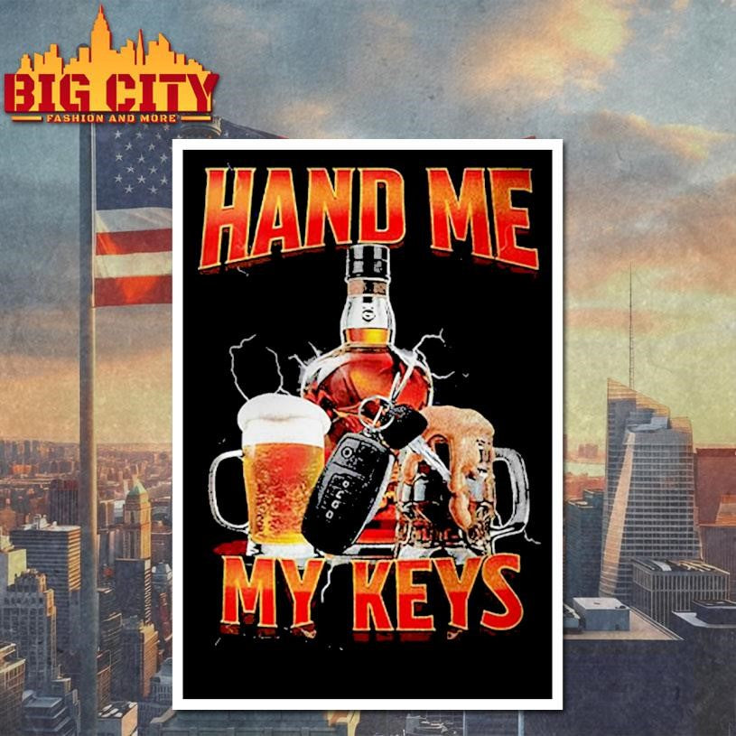 Hand Me The Keys - Adult & Kids T-Shirts, Sweatshirts & Hoodies apparel design preview 4