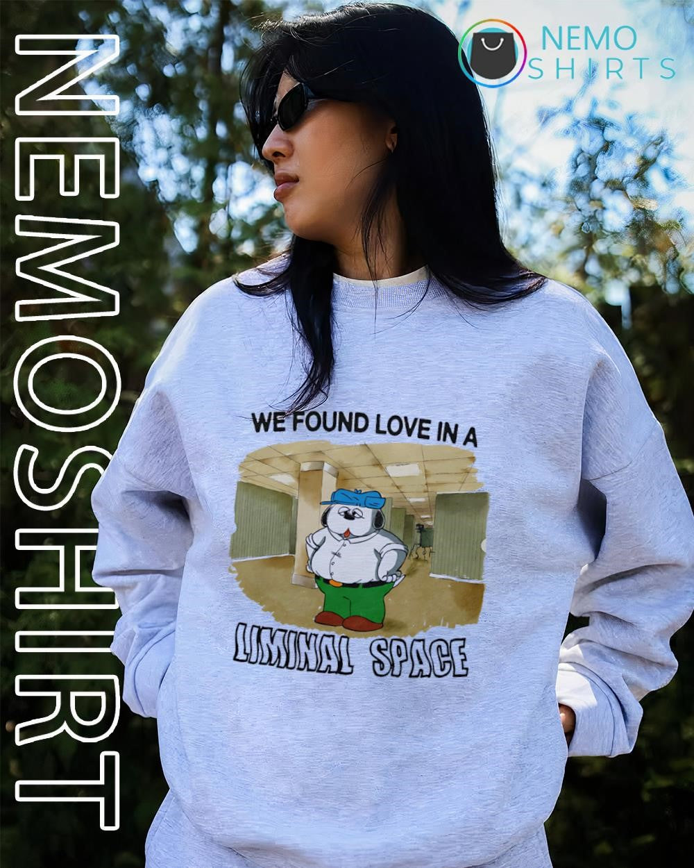 Olaf we found love in a liminal space - Adult & Kids T-Shirts, Sweatshirts & Hoodies apparel design preview 2