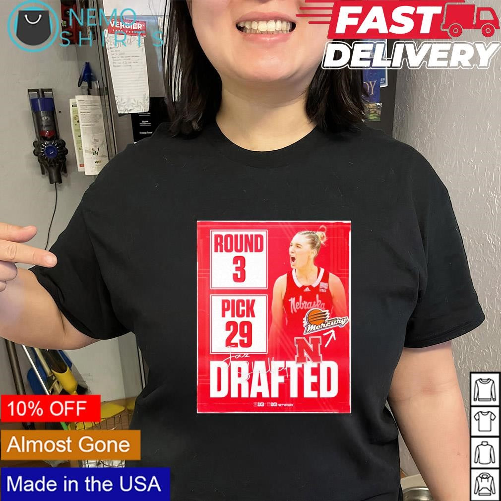 Jaz Shelley round 3 pick 29 Phoenix Mercury drafted - Adult & Kids T-Shirts, Sweatshirts & Hoodies apparel design preview 2