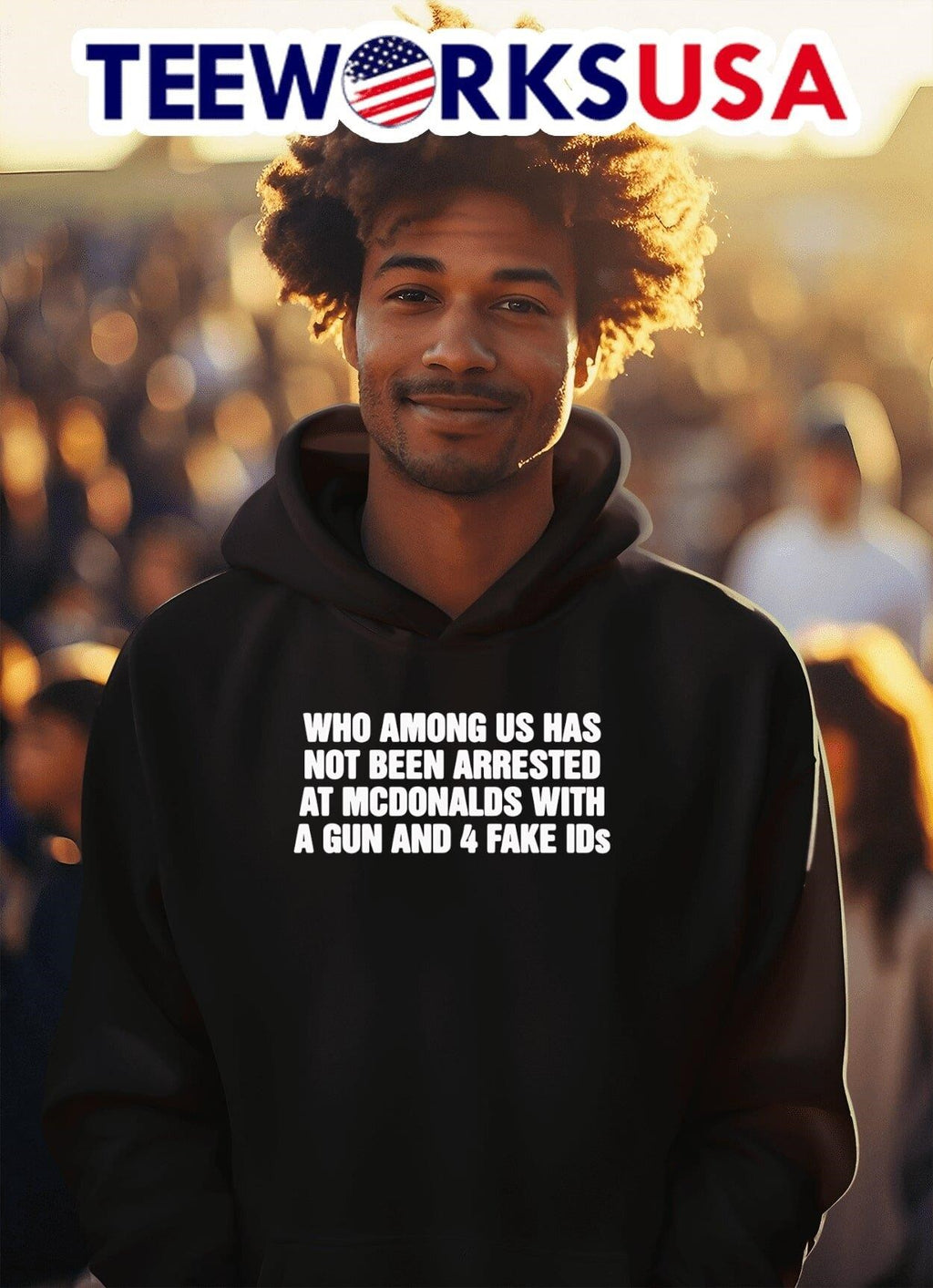 Who among us has not been arrested - Adult & Kids T-Shirts, Sweatshirts & Hoodies apparel design preview 2