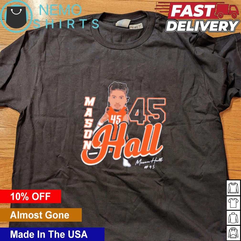 Mason Hall no 45 UTSA linebacker - Adult & Kids T-Shirts, Sweatshirts & Hoodies apparel design preview 4