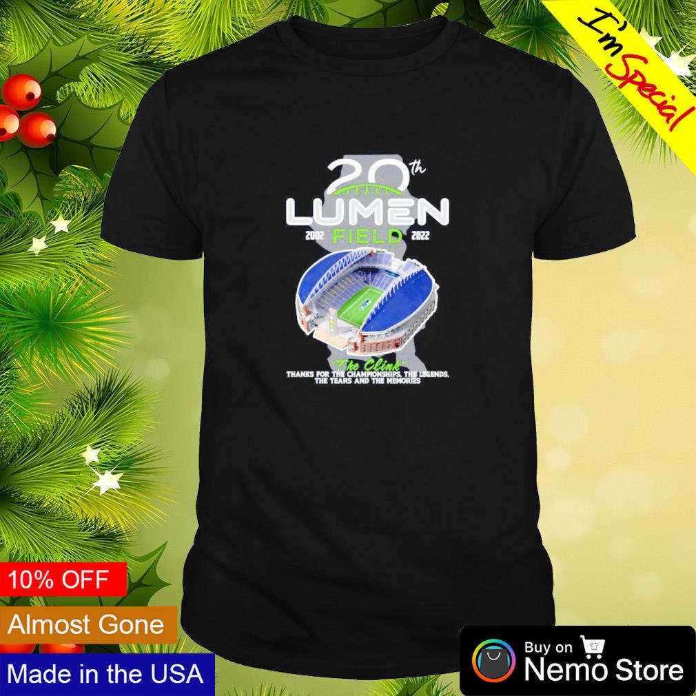 Seattle Seahawks 20th Lumen field 2002 2022 thank for - Adult & Kids T-Shirts, Sweatshirts & Hoodies apparel design preview 1