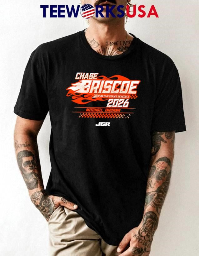 Chase Briscoe Nascar Cup Series Schedule 2026 - Adult & Kids T-Shirts, Sweatshirts & Hoodies apparel design preview 1