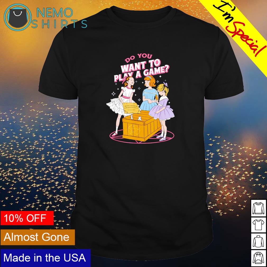 Do you wanna play a game - Adult & Kids T-Shirts, Sweatshirts & Hoodies apparel design preview 1