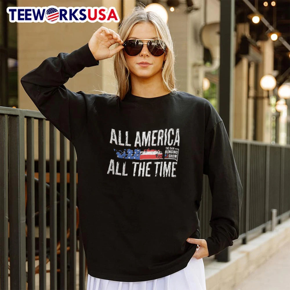 All America The Time - Adult & Kids T-Shirts, Sweatshirts & Hoodies apparel design preview 4