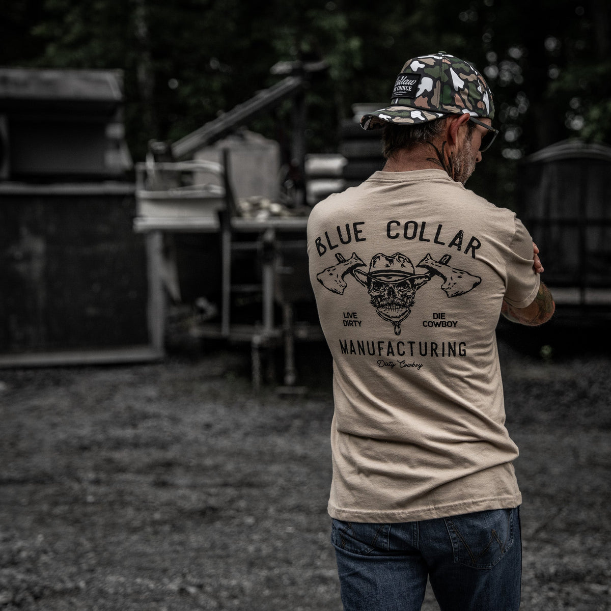 Blue Collar Hatchet Men's - Adult & Kids T-Shirts, Sweatshirts & Hoodies apparel design preview 28