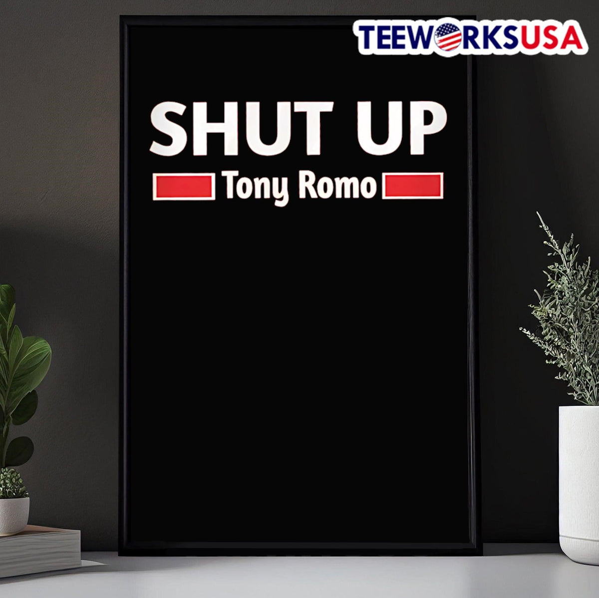 Shut up Tony Romo - Adult & Kids T-Shirts, Sweatshirts & Hoodies apparel design preview 5