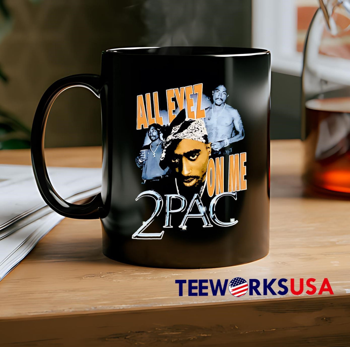 All Eyez On Me 2Pac classic - Adult & Kids T-Shirts, Sweatshirts & Hoodies apparel design preview 2