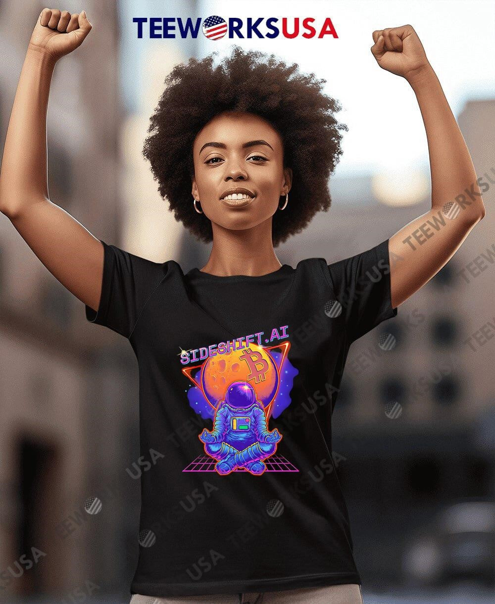 Sideshift .AI Meditating Astronaut - Adult & Kids T-Shirts, Sweatshirts & Hoodies apparel design preview 4